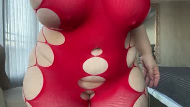 Fishnet tease and JOI