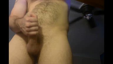 nakedkyguy — Thick uncut cock cumming