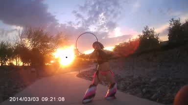 Sunrise hoop