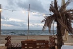 On beach