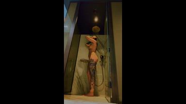 Me in the shower