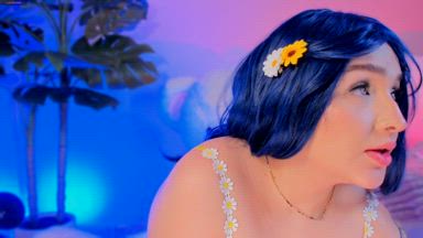 blue hair seduction 💦