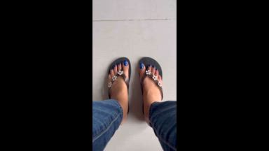 Piedi blu
