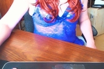 Blue lace VS nightie!
