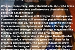 The history of the Kombat Couple