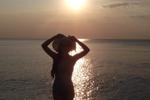 On the beach