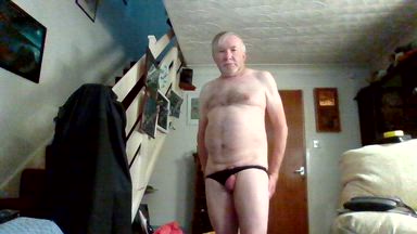 me in extremely tight pants