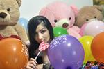 Sweetness among the balloons