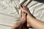 morning sun feet