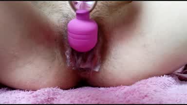 laura ♥ — playing with hairy pussy