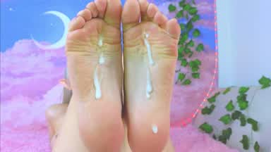 u sperm on my feet