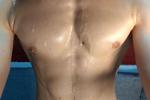 Big Load on Chest and Abs