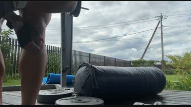 Pulling a Heavy Bag Up with Your Arms