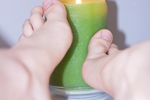 feet and candle ❤