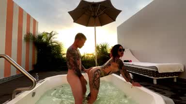 Sunset Jacuzzi