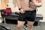 In the locker room