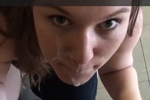 Cum in the face