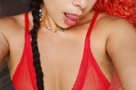 All in red lady!
