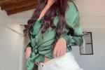 In green