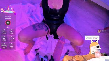 Sloppy blowjob with cum on me