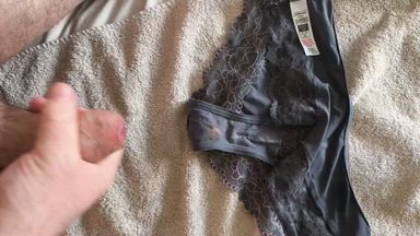 Cum on panties from viewers wife