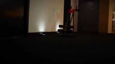 A hot day at the gym