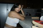 In the kitchen