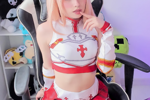 Hot asuna in wait lingerie