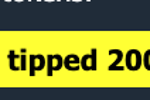 Biggest single tip ever!!❤️❤️ Thank u so much!!!