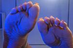 under my feet
