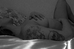 Black and white nude