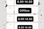 my work schedule (times are written in Kyiv)
