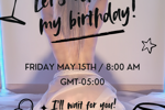 My birthday