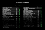 Tip Menu
