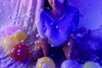 My sparkling and wet body