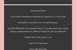 Room Rules
