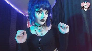 ASMR Relaxing Goth Makeover