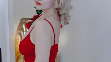 The lady...