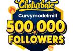 500,000 Followers hit July 23, 2025