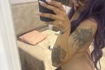 naked hair purple