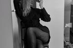 black + white