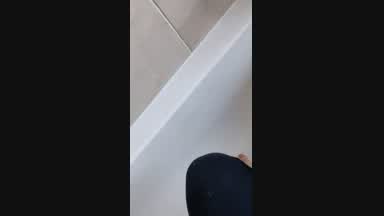 Pedicure and sensual feet massage with oil (12 min