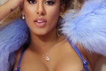 blue lingerie