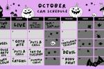 Oct '26 stream schedule