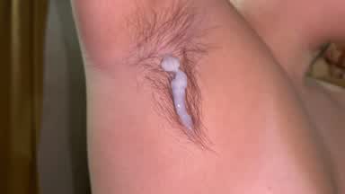 Bye-bye longest armpit hair! (shaving process)