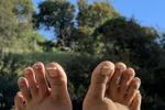 feet in the sun!