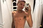 in the bathroom