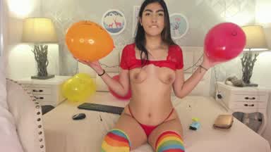 sexy balloon show