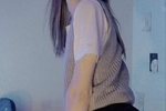 Hot skinny college brunette with small boobs