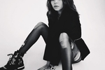 black and white